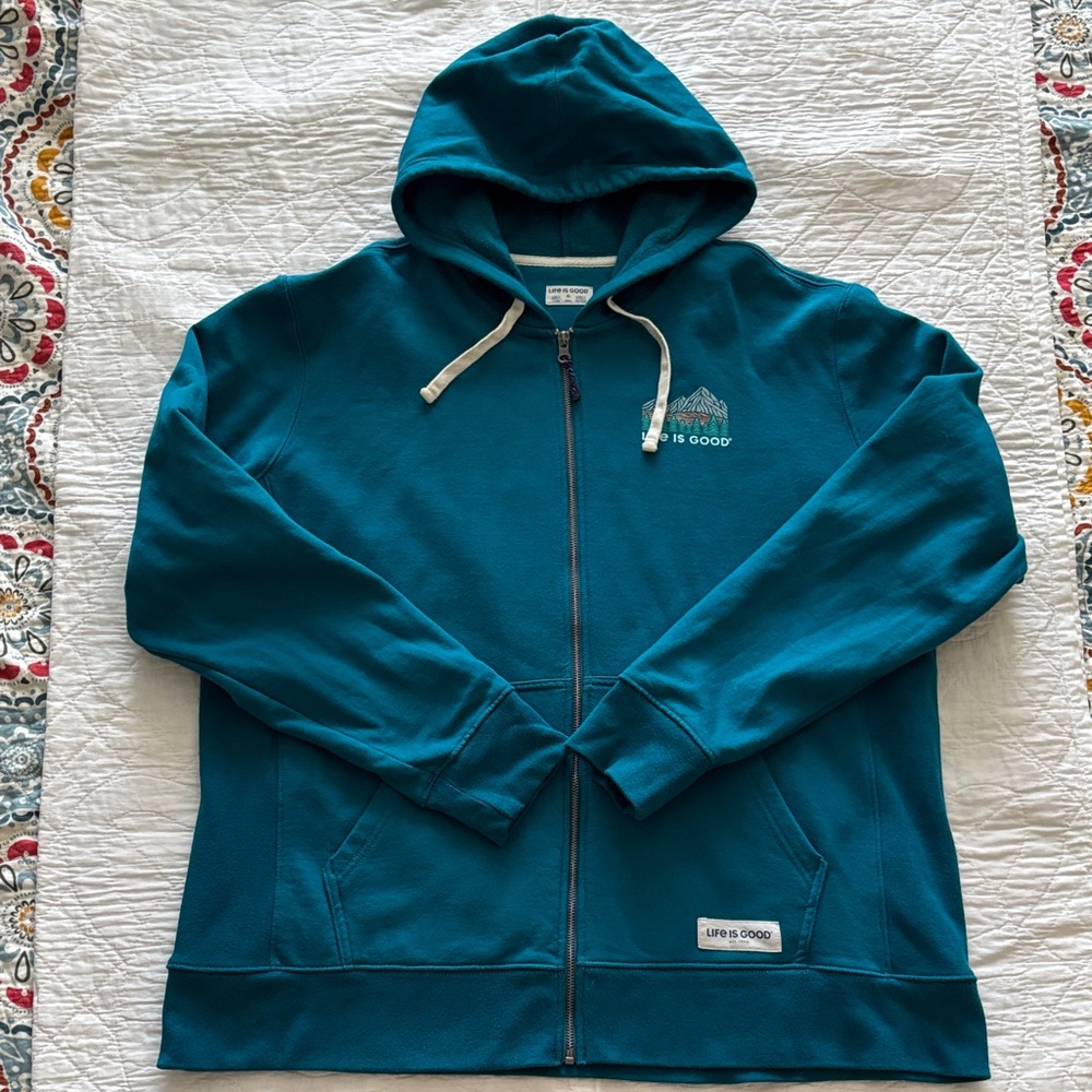 Life is Good Full Zip Hoodie